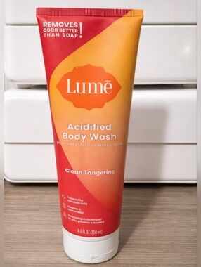 Lume Acidified Body Wash Clean Tangerine 8.5 fl oz 250 mL New Sealed